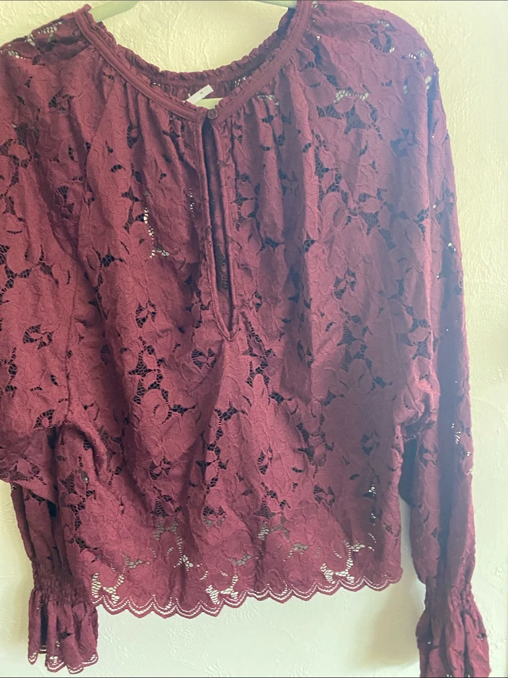 Free People sheer floral